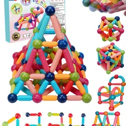 WEMBLEY Kids Constructing & Creative Magnetic Sticks With Balls-image-27