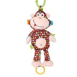 Baby Moo Unisex Kids Multi-Coloured Polka Dotted Monkey Hanging Pulling Toy-image-29
