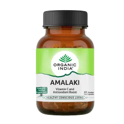 Organic India Amalaki - 60 Capsules Bottle-image-59