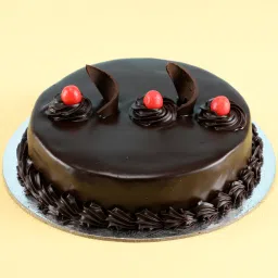 Eggless Truffle Cake & Money Plant image 5