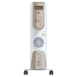 BAJAJ Vienna OFR 13F 2500W Oil Filled Radiator Room Heater with Automatic Thermal Cutout (Adjustable Thermostat-image-1