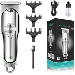 VERMA COSMETCS V-071 Professional Trimmer 120 min Runtime 4 Length Settings (Silver) Grooming Kit 120 min Runtime 4 Length Settings-picture-19