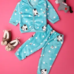 V-Mart Infants Conversational Printed Pure Cotton Shirt With Trouser-picture-54
