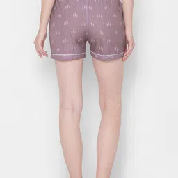 FashionRack Women Pack of 2 Printed Cotton Lounge Shorts image 3