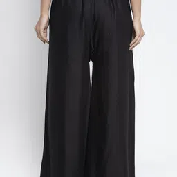 GRACIT Women Pack of 2 Floral Printed Flared Knitted Ethnic Palazzos image 5