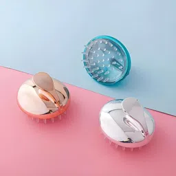 milni Scalp massager Shampoo Brush Head massager for Men & Women image 3