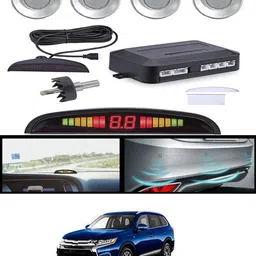 ccmm Silver 4pcs Compact Design Reverse Parking Sensor For Vehicle-201 Universal Silver Car Safety Parking Camera 4 Pcs-201 Parking Sensor-picture-23