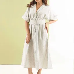 shiv Linen Stitched Flared/A-line Gown image 4