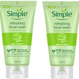 simple Refreshing Facial Wash 150 ml each ( Pack of 2) Face Wash-picture-29