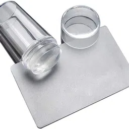 Silicone Soft Stamper Scraper Polish Image Paint Stamp Nail Art(Pack of 1)-image-15
