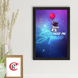 eCraftIndia Multicoloured Matt Texture Printed Framed UV Art Painting image 2