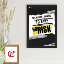 eCraftIndia Unisex Black & White Printed Wall Art image 2