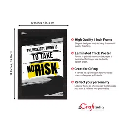 eCraftIndia Unisex Black & White Printed Wall Art image 4