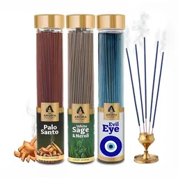 The Aroma Factory Red & Blue 3 Pieces Wooden Incense Sticks image 1