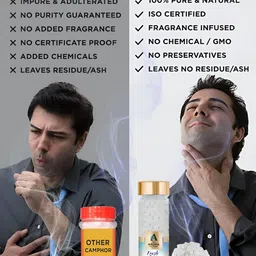 The Aroma Factory White 3 Pcs Fresh,Lavender & Chandan Bhimseni Scented Camphors image 3