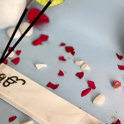 HOMEARTE Beige Agate Ik Onkar Printed Incense Stick Holder image 3