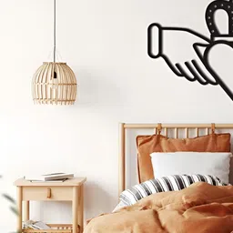 Gojeeva Black 1 Piece Wood Wall Paintings-picture-32