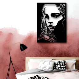 Gojeeva Black 1 Piece Wood Wall Paintings-picture-18