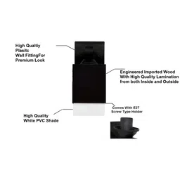 Gojeeva Black 1 Piece Wood Wall Paintings image 4