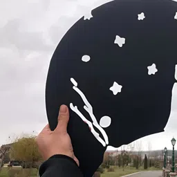 Gojeeva Black 1 Piece Wood Wall Paintings image 3