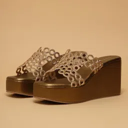 Eridani Roohani Antique Slip-on Wedges Heels-picture-28