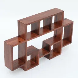 ahoywood Sheesham Wood Honey Wall Shelf image 5