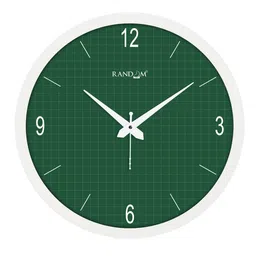 random Tic Toc Green Plastic Wall Clock image 2