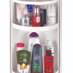 zahab bathroom cabinet with mirror Plastic Wall Shelf image 3