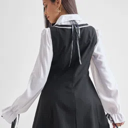 tokyo talkies Women Shirt Black Mini/Short Dress image 2