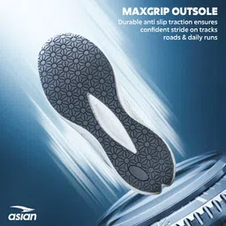 asian Boss-26 Men's Running Shoes | Comfortable & Stylish Sports Shoe with Strong Grip Running Shoes For Men image 4