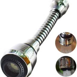 bathbliss 360 Degree Turbo Flex Faucet Sprayer Water Extender Multiple use in Kitchen Faucet Function Diverter image 1