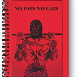 goku ki dukan Baki Hanma Anime Notebook |Free Stickers A5 Diary Unruled 150 Pages-picture-22
