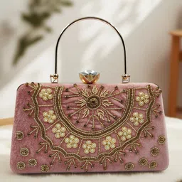 la belgium Party Pink Clutch-picture-17