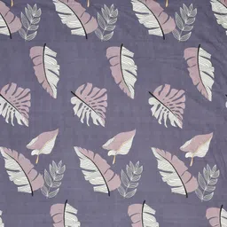 cozy queen Cotton Queen Fitted (Elastic) 280 TC Floral Bedsheet image 2