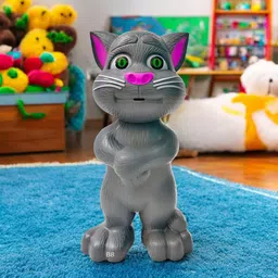 snm97 Talking Tom Cat Toy For Kids Intelligent Speaking Repeats & Music_167 image 1
