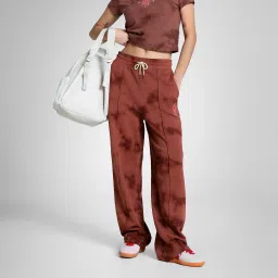 puma WARDROBE Essentials FLORAL PACK Women's Washed Straight Sweatpants image 1