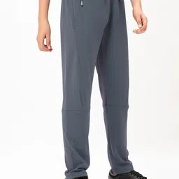 Technosport Boys SS'24 Slim Fit Mid-Rise Antimicrobial Track Pants image 2