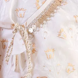 JUNITOS Boys Floral Printed Regular Pure Cotton Kurta with Dhoti Pants image 2