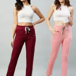 Blinkin Pack Of 2 Striped Mid-Rise Lounge Pants image 2