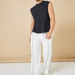 Styli Men Pure Cotton Relaxed-Fit Track Pants image 4