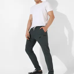 Campus Sutra Men Regular Fit Cotton Track Pants image 3