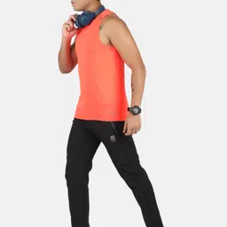 rock.it Men Black Solid Regular Fit Track Pants image 5