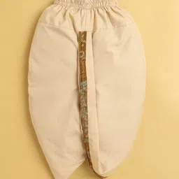 Jeetethnics Boys Printed Mandarin Collar Regular Straight Kurta With Dhoti Pants image 5