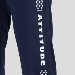 ZEFFIT Men Pack Of 2 Printed Mid Rise Track Pants image 3