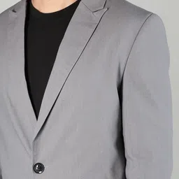 Dlanxa Single-Breasted Notched Lapel Linen 2-Piece Suit image 3
