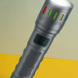 shamsa X99 Heavy Duty LED Torch | Super Bright Rechargeable Flashlight for Night Torch-picture-10