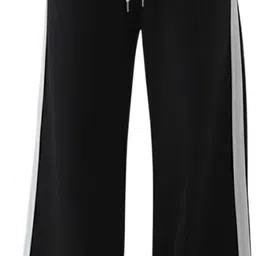 dockstreet Women Solid Black Track Pants-picture-18
