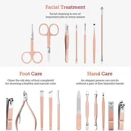 dwiza enterprise 18 in 1 Professional Manicure & Pedicure Set Nail Scissor Grooming Kit for Women image 2