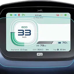 friendzon 9H Nano Speedometer Scratch Guard Screen Protector Compatible with TVS iQube EV Bike Crash Guard image 3
