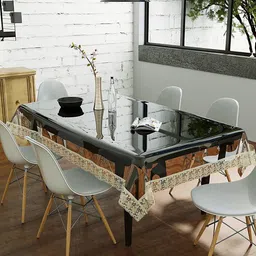 shavin PVC 6 Seater Geometric Table Cover-picture-19